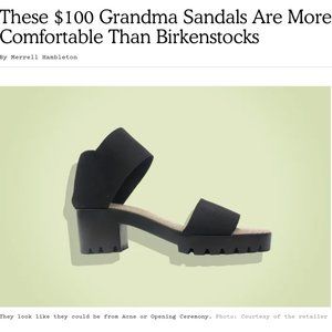 Cult "Grandma" Sandals Monterey Charleston Shoe Company